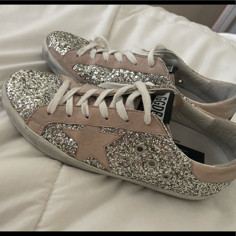 Golden Goose Super Star Glitter size 7